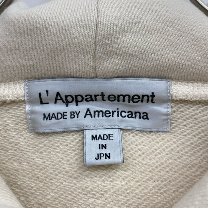 AMERICANA アメリカーナ ×ｱﾊﾟﾙﾄﾓﾝ別注 ﾉｰｽﾘｰﾌﾞ ﾌｰﾃﾞｨ ｽｳｪｯﾄﾜﾝﾋﾟｰｽ ワンピース F