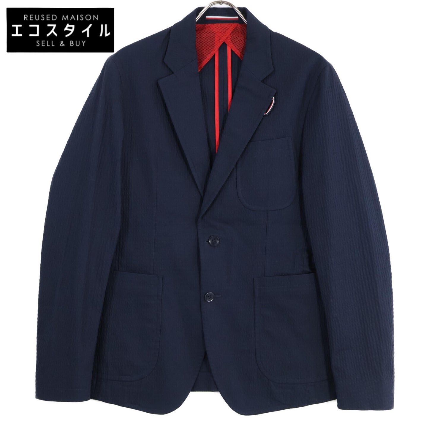 TOMMY HILFIGER トミーヒルフィガー 【国内正規】MW0MW13179 シアサッカー ブレザー/ ジャケット 46
