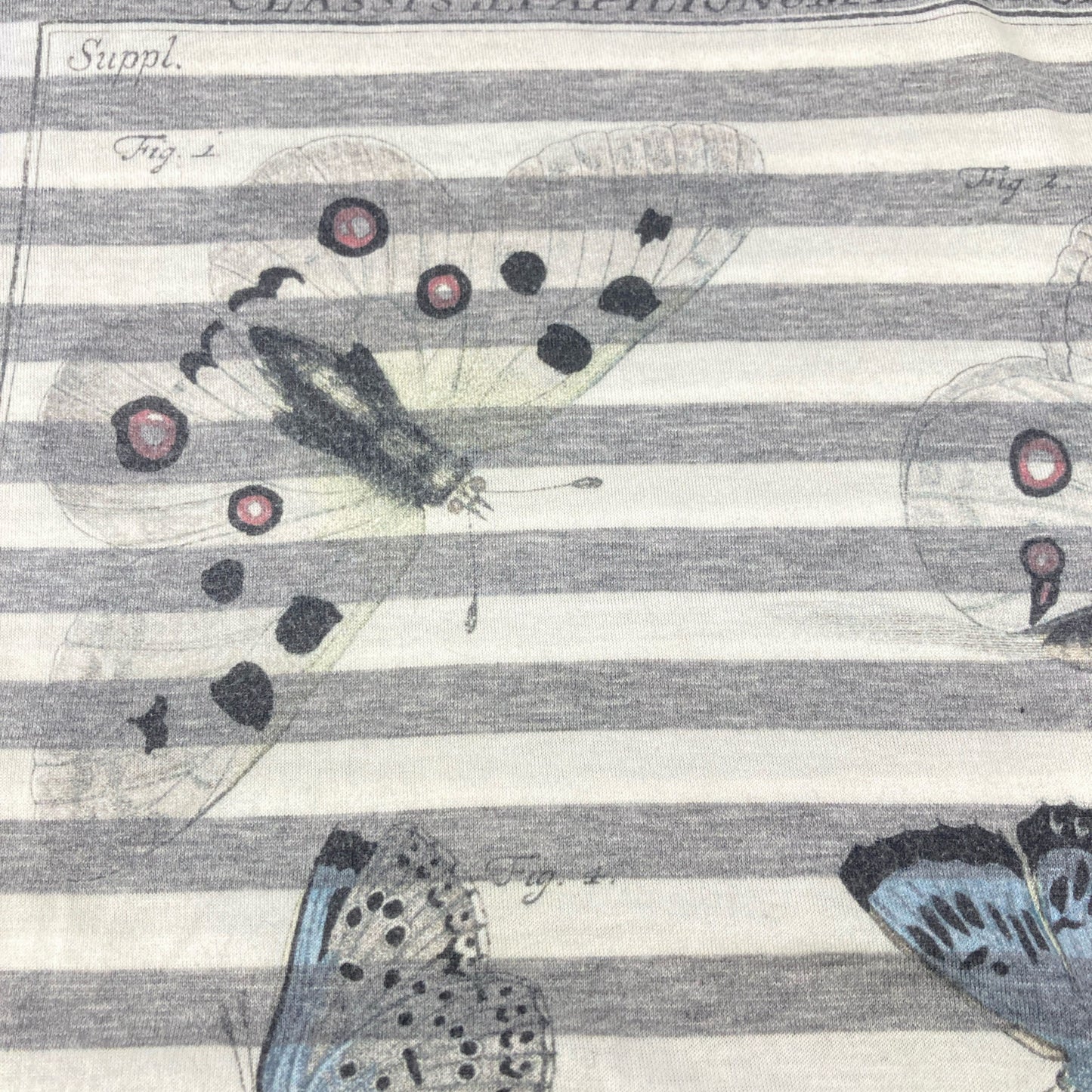 COMMEdesGARCONS JUNYA WATANABE コムデギャルソンジュンヤワタナベ JI-T032 ﾊﾞﾀﾌﾗｲ ﾎﾞｰﾀﾞｰｶｯﾄｿｰ トップス 表記なし