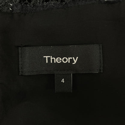 Theory セオリー 01-9905580-050-704 ﾌﾞﾗｯｸ ﾚｰｽ ﾜﾝﾋﾟｰｽ ワンピース 4