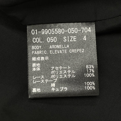 Theory セオリー 01-9905580-050-704 ﾌﾞﾗｯｸ ﾚｰｽ ﾜﾝﾋﾟｰｽ ワンピース 4