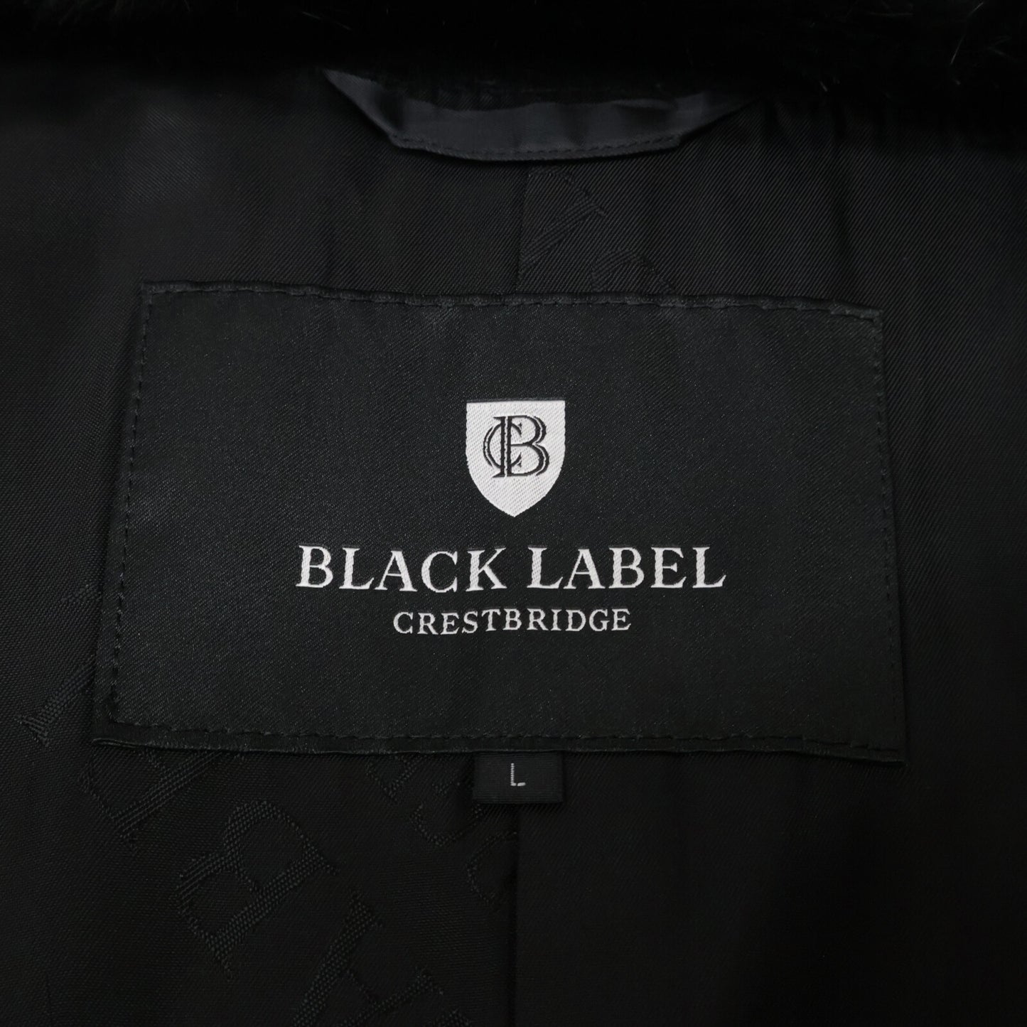 BLACK LABEL CRESTBRIDGE ブラックレーベルクレストブリッジ 51B11-404-09 ファーカラー付 シングル コート L
