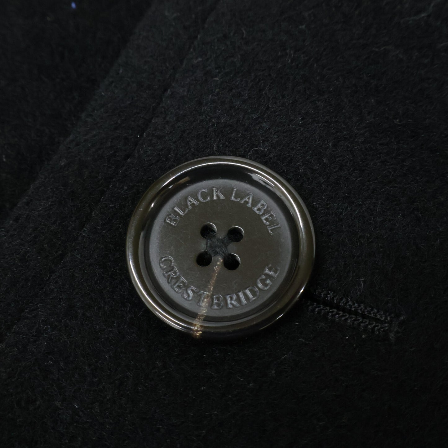 BLACK LABEL CRESTBRIDGE ブラックレーベルクレストブリッジ 51B11-404-09 ファーカラー付 シングル コート L