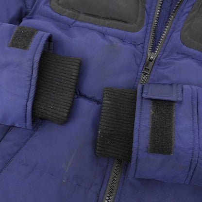 DIESEL ディーゼル RHAVA フーディ パファージャケット メンズ ネイビー S ジャケット S