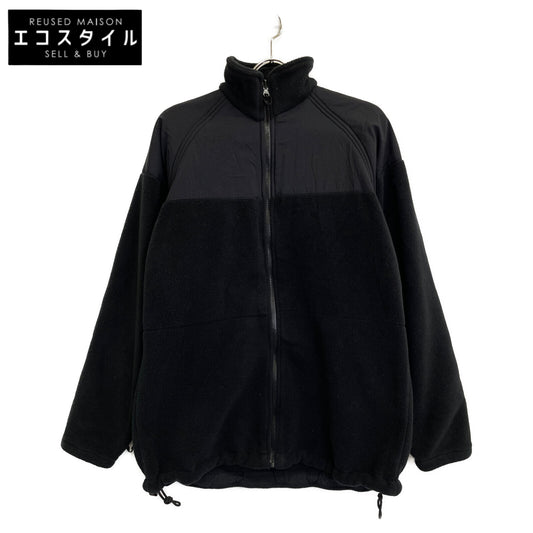 US NAVY ユーエスネイビー ﾌﾞﾗｯｸ ﾗｲﾅｰﾌﾘｰｽｼﾞｬｹｯﾄ ジャケット S