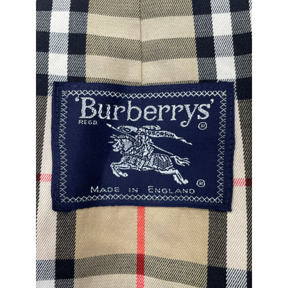 BURBERRY バーバリー 英国製 紺タグ ギャバジン ステンカラーコート コート 48