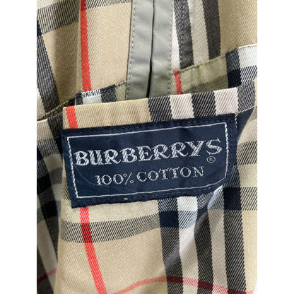 BURBERRY バーバリー 英国製 紺タグ ギャバジン ステンカラーコート コート 48