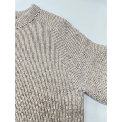 BACCA バッカ 24年製 35-02-44-02702 ﾗﾒｳｰﾙ ﾍﾞｰｼｯｸﾌﾟﾙｵｰﾊﾞｰﾆｯﾄ トップス S