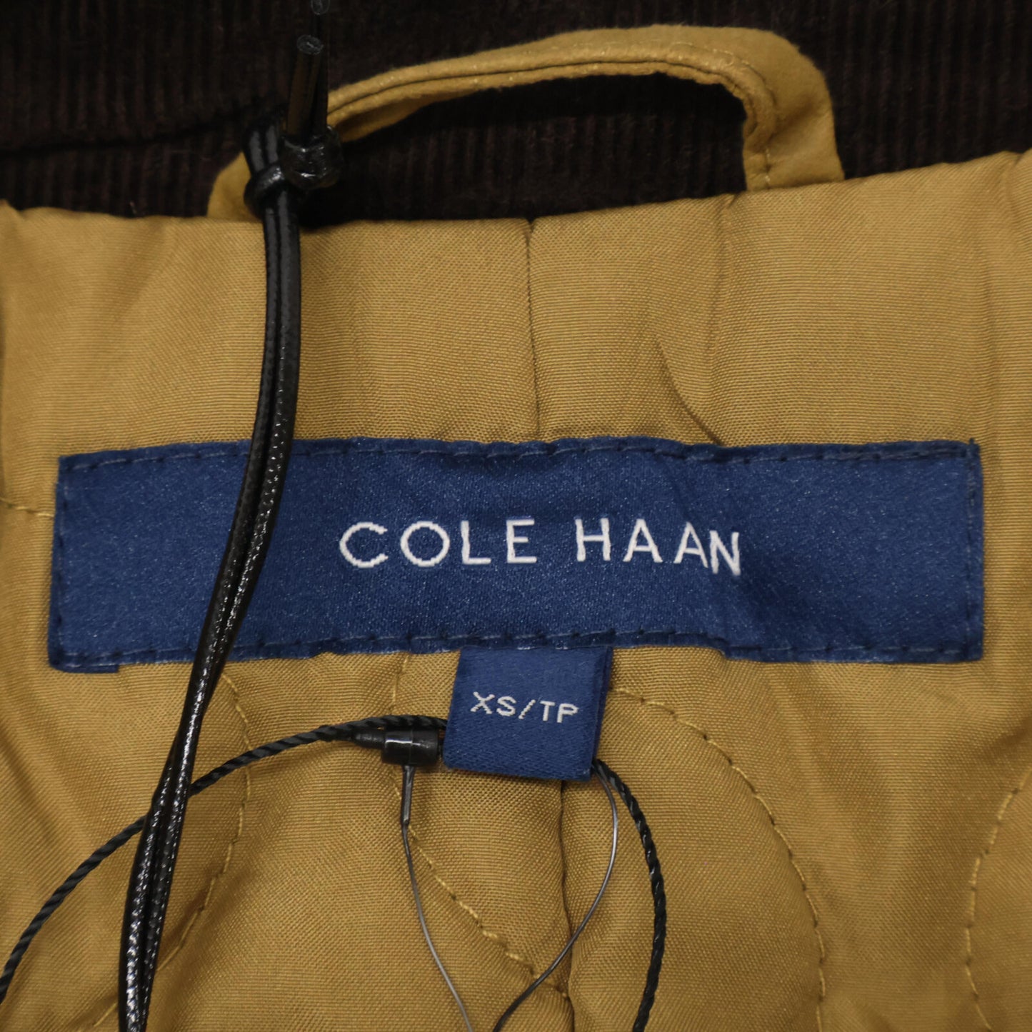 Cole Haan コールハーン T10496 ﾌﾞﾗｳﾝ ﾜｯｸｽﾄﾞｺｯﾄﾝﾊﾝﾀｰｼﾞｬｹｯﾄ ジャケット XS