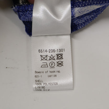 DRAWER ドゥロワー 6514-236-1301 ブルー カスリチェックジャガードパンツ ボトムス 34