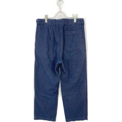 YUI ユイ YUI-TILITY TROUSERS ﾘﾈﾝ×ｺｯﾄﾝ ﾈｲﾋﾞｰ ﾄﾗｳｻﾞｰﾊﾟﾝﾂ ボトムス 2