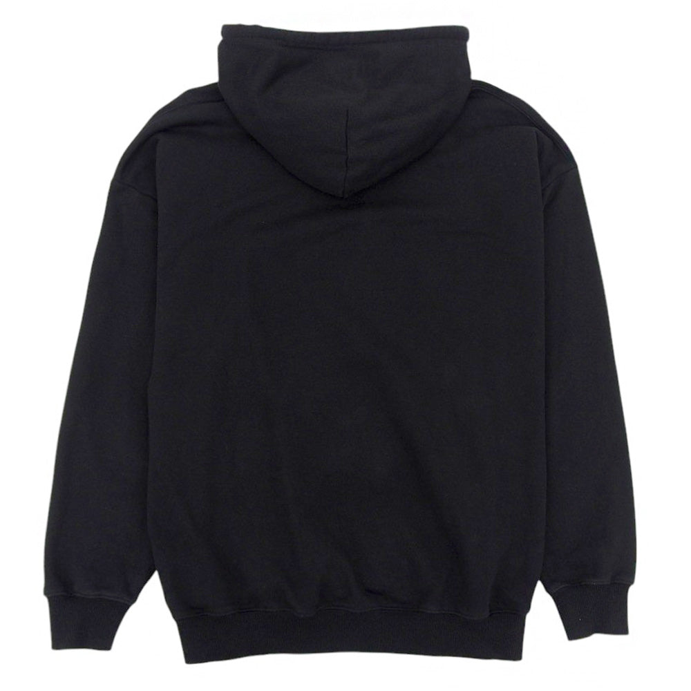 DIESEL ディーゼル コットン100% プルオーバーパーカ トップス メンズ 黒 ブラック L トップス L