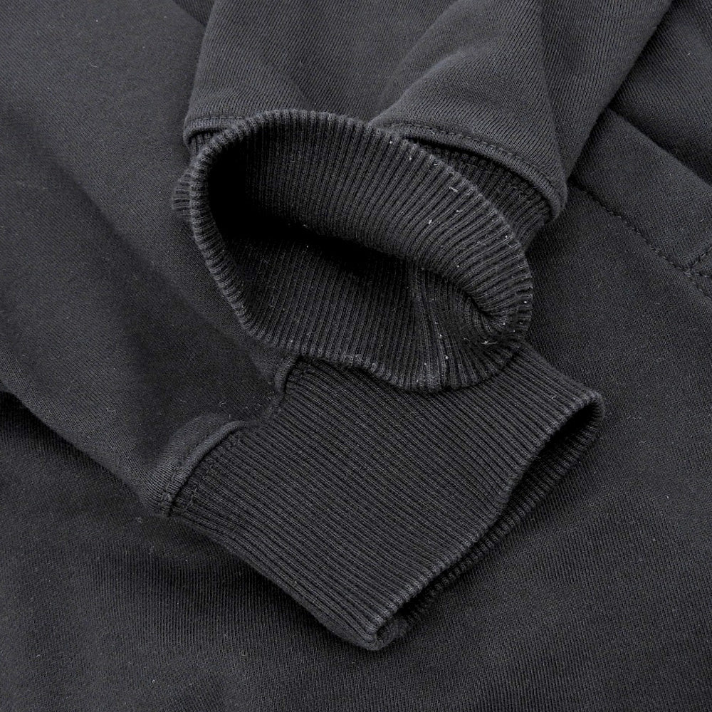 DIESEL ディーゼル コットン100% プルオーバーパーカ トップス メンズ 黒 ブラック L トップス L