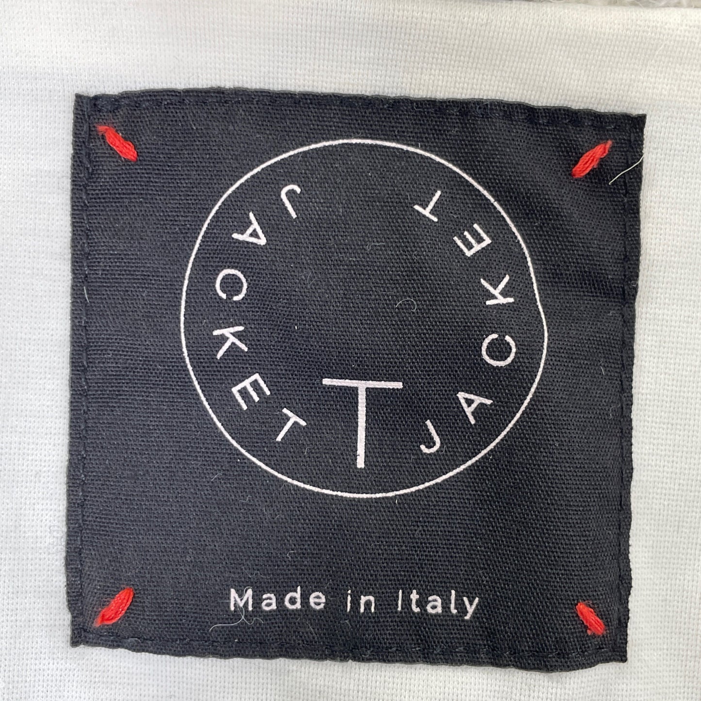 T-JACKET ティージャケット ﾎﾜｲﾄ×ﾌﾞﾗｯｸ ｳｰﾙ ｼﾞｬｹｯﾄ ジャケット M