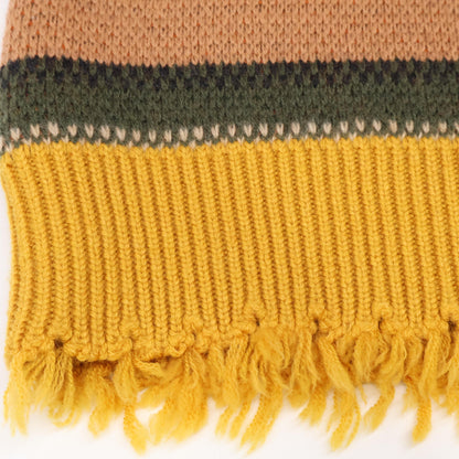 ALANUI アラヌイ ×ｽﾇｰﾋﾟｰ ﾏﾙﾁｶﾗｰ 切りっぱなしﾃﾞｻﾞｲﾝ ﾆｯﾄ トップス XL