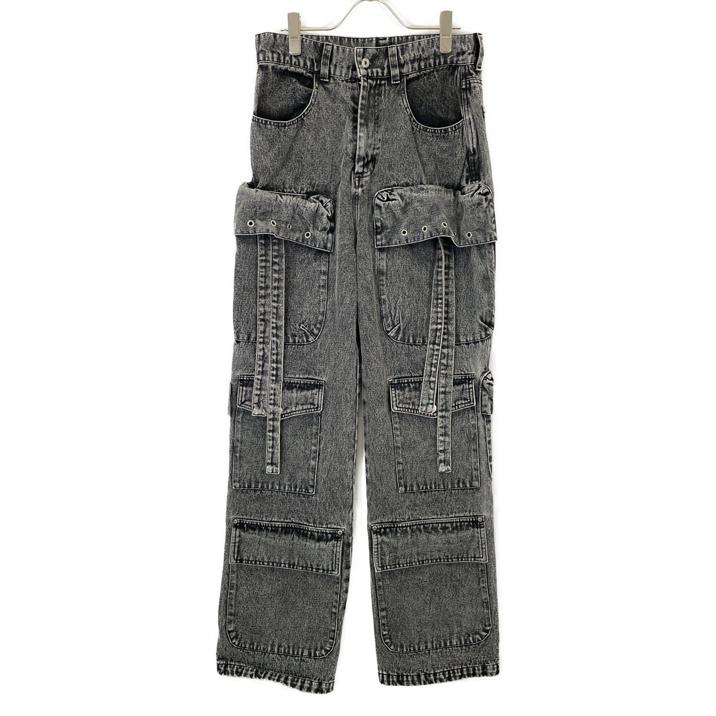 UNDERGROUND アンダーグラウンド 744506 12ポケットカーゴ フレア デニムバギーパンツ ボトムス 44