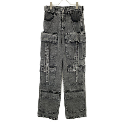 UNDERGROUND アンダーグラウンド 744506 12ポケットカーゴ フレア デニムバギーパンツ ボトムス 44