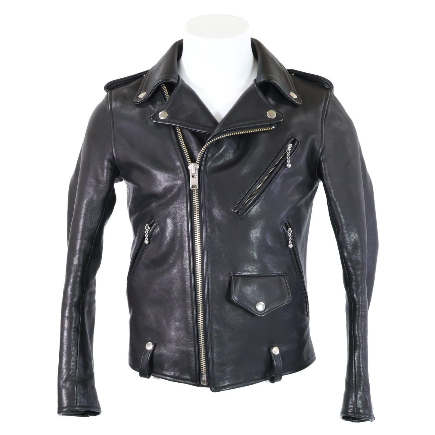 SUNSET BAY サンセットベイ 美品 KINGS カウハイドレザー ダブルライダース ジャケット 1