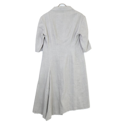 Y's ワイズ YS-J06-302 ｸﾞﾚｰ ﾘﾈﾝ ﾋﾟｰｸﾄﾞﾗﾍﾟﾙ ｺｰﾄ コート 1