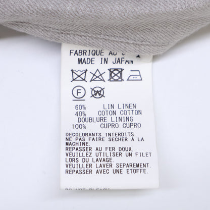 Y's ワイズ YS-J06-302 ｸﾞﾚｰ ﾘﾈﾝ ﾋﾟｰｸﾄﾞﾗﾍﾟﾙ ｺｰﾄ コート 1