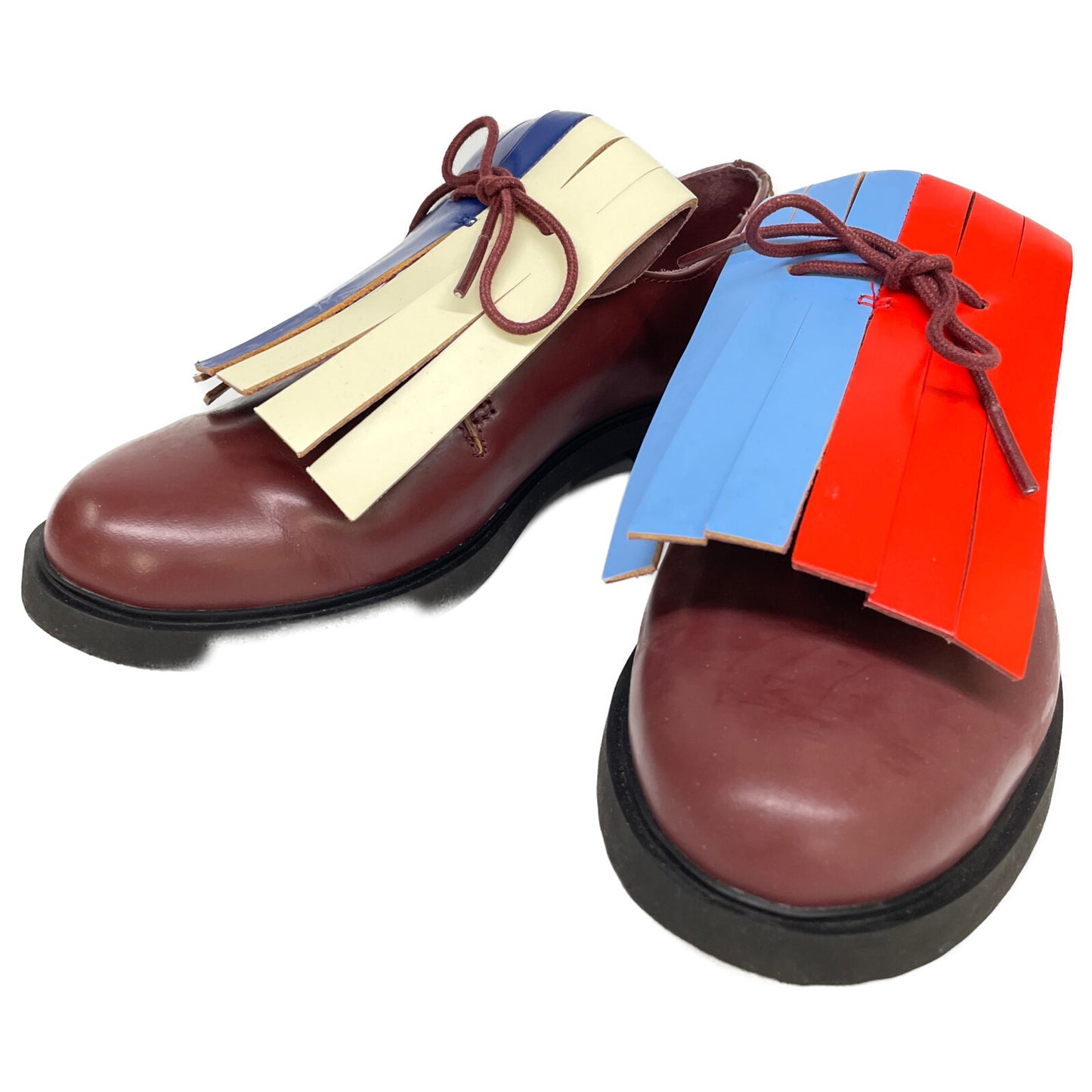 CAMPER カンペール K201454-001 TWINS ツインズ ロングタッセル フラット シューズ 35