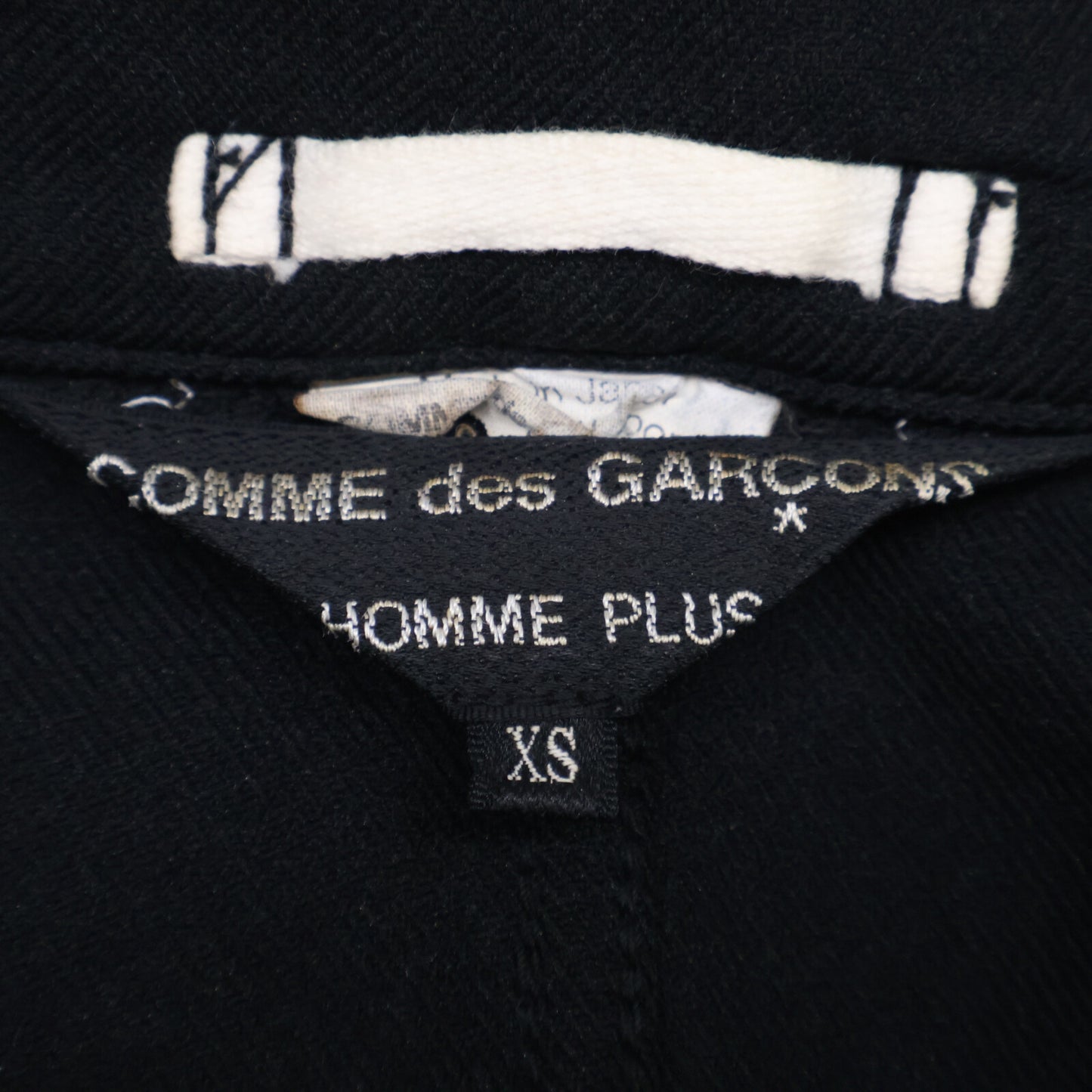 COMMEdesGARCONS HOMME PLUS コムデギャルソンオムプリュス PF-J021 ﾌﾞﾗｯｸ ｼﾝｸﾞﾙｼﾞｬｹｯﾄ ジャケット XS