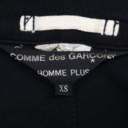 COMMEdesGARCONS HOMME PLUS コムデギャルソンオムプリュス PF-J021 ﾌﾞﾗｯｸ ｼﾝｸﾞﾙｼﾞｬｹｯﾄ ジャケット XS