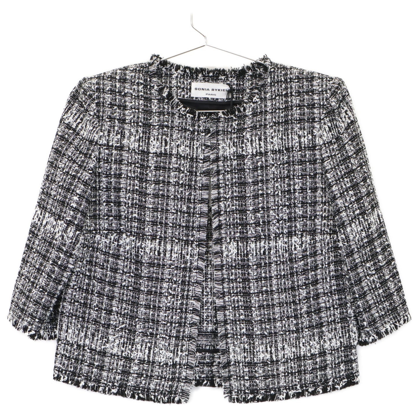 SONIA RYKIEL ソニアリキエル 12126118/12126306 ツイードジャケット ワイドトラウザー セットアップ スーツ セットアップ 36／38