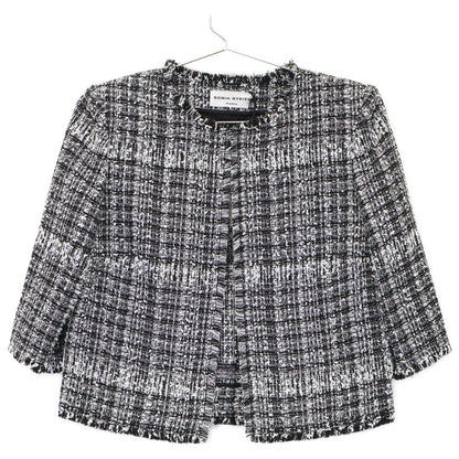 SONIA RYKIEL ソニアリキエル 12126118/12126306 ツイードジャケット ワイドトラウザー セットアップ スーツ セットアップ 36／38