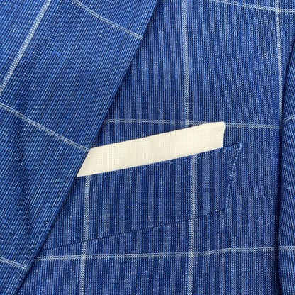 BOSS ボス 【新品同様/国内正規】50540502 ウィンドぺーン スリムフィット リネン混 テーラード ジャケット 46