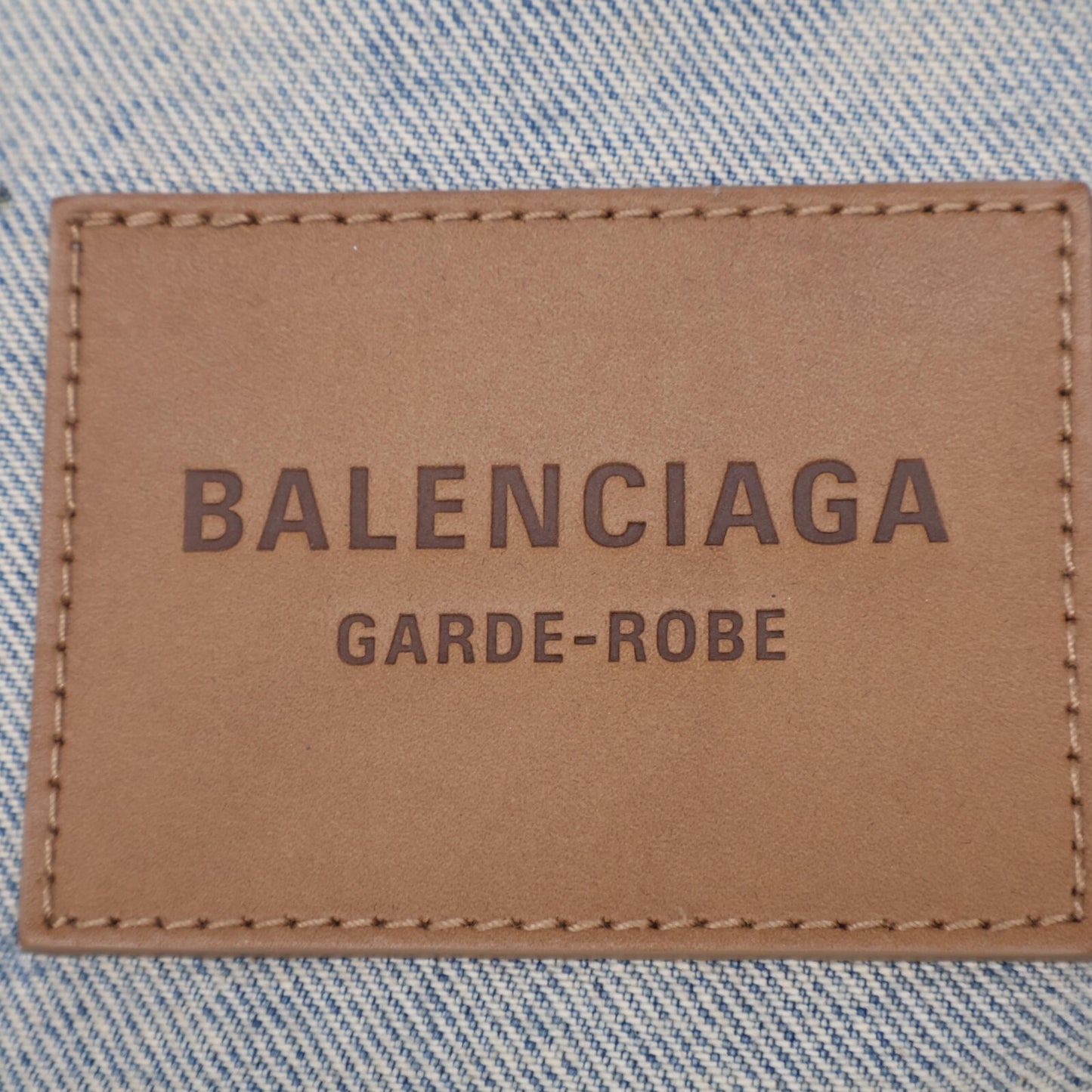 BALENCIAGA バレンシアガ 23年製 773776 アワーグラス デニムジャケット ジャケット 32