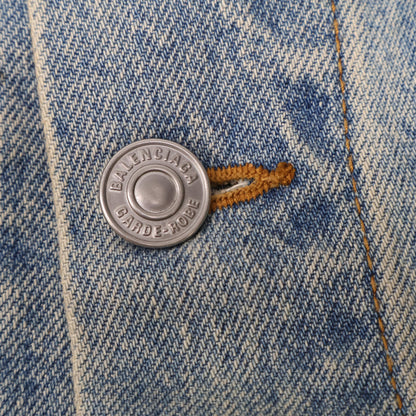 BALENCIAGA バレンシアガ 23年製 773776 アワーグラス デニムジャケット ジャケット 32