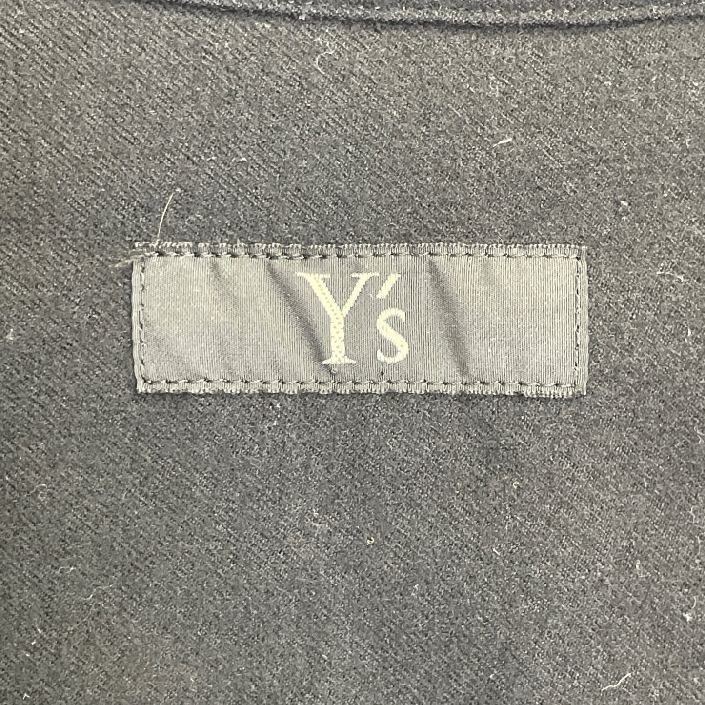 Y's ワイズ YR-D06-101 FLANNEL CHEST POCKET SHIRT DRESS ワンピース 1