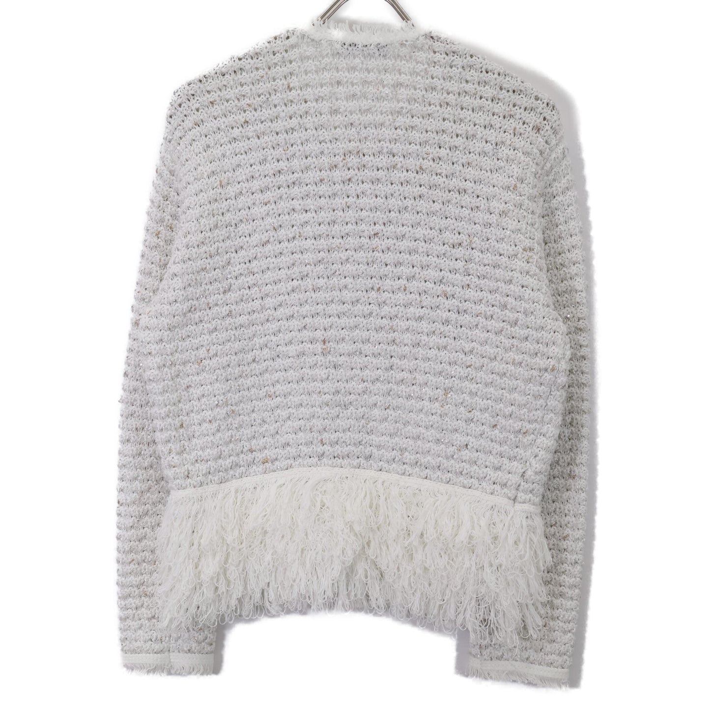 DRAWER ドゥロワー 6515-199-0600 ﾌﾛﾝﾄﾌｯｸ ﾉｰｶﾗｰﾂｲｰﾄﾞﾆｯﾄｼﾞｬｹｯﾄ ジャケット F