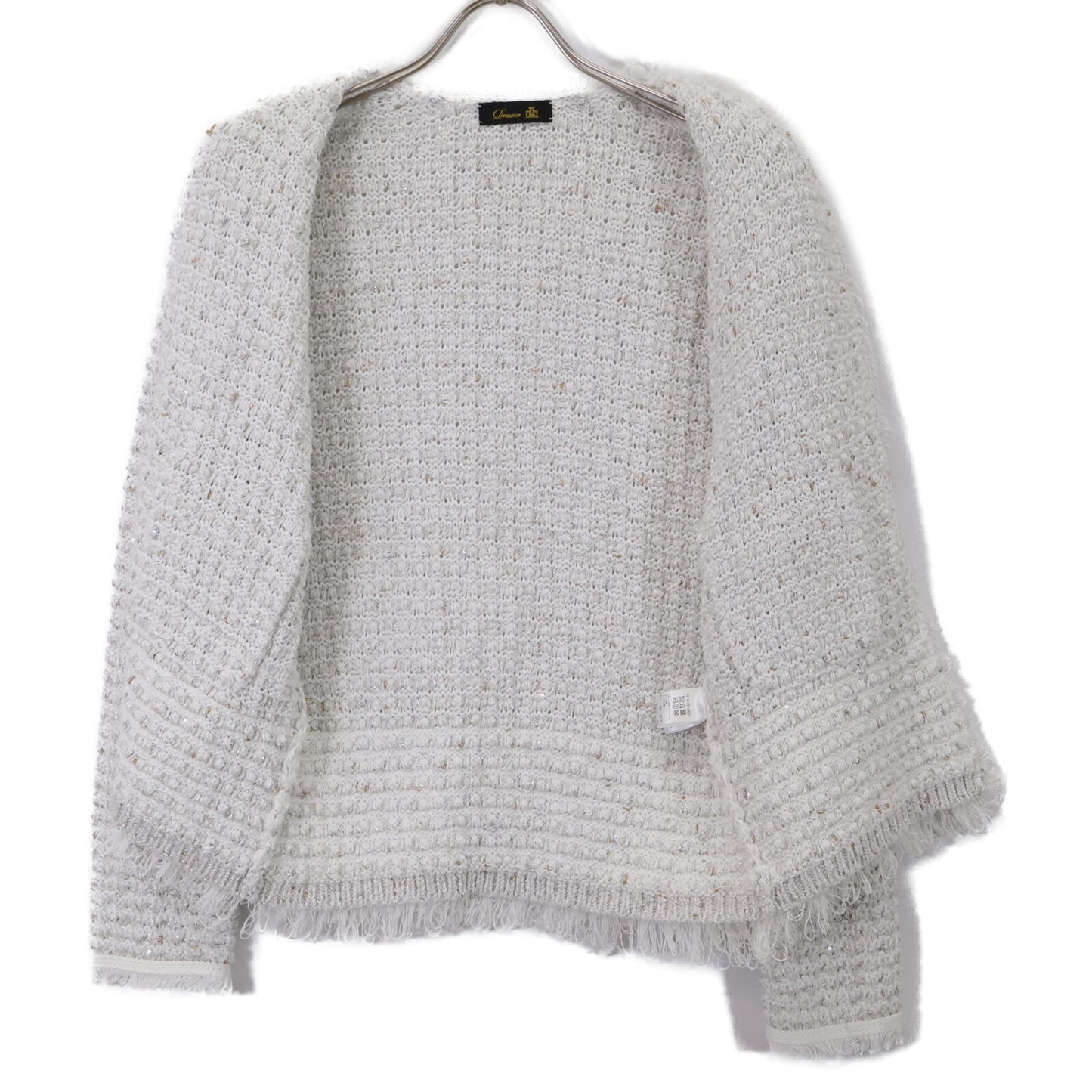 DRAWER ドゥロワー 6515-199-0600 ﾌﾛﾝﾄﾌｯｸ ﾉｰｶﾗｰﾂｲｰﾄﾞﾆｯﾄｼﾞｬｹｯﾄ ジャケット F