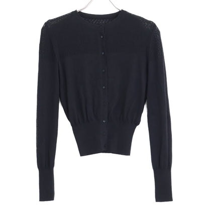 DAISY LIN デイジーリン 06158 ﾌﾞﾗｯｸ ｼﾙｸｶｼﾐﾔﾃﾞｲｼﾞｰﾄﾗﾍﾞﾙ用ｶｰﾃﾞｨｶﾞﾝ トップス 38