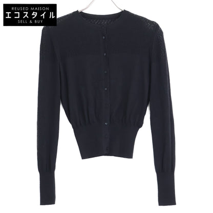 DAISY LIN デイジーリン 06158 ﾌﾞﾗｯｸ ｼﾙｸｶｼﾐﾔﾃﾞｲｼﾞｰﾄﾗﾍﾞﾙ用ｶｰﾃﾞｨｶﾞﾝ トップス 38