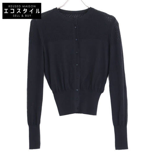 DAISY LIN デイジーリン 06158 ﾌﾞﾗｯｸ ｼﾙｸｶｼﾐﾔﾃﾞｲｼﾞｰﾄﾗﾍﾞﾙ用ｶｰﾃﾞｨｶﾞﾝ トップス 38