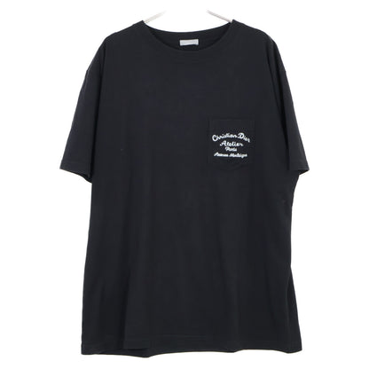 DIOR ディオール 19AW ﾌﾞﾗｯｸ 293J645A0677 ｱﾄﾘｴ刺繍 半袖Tｼｬﾂ トップス XXL