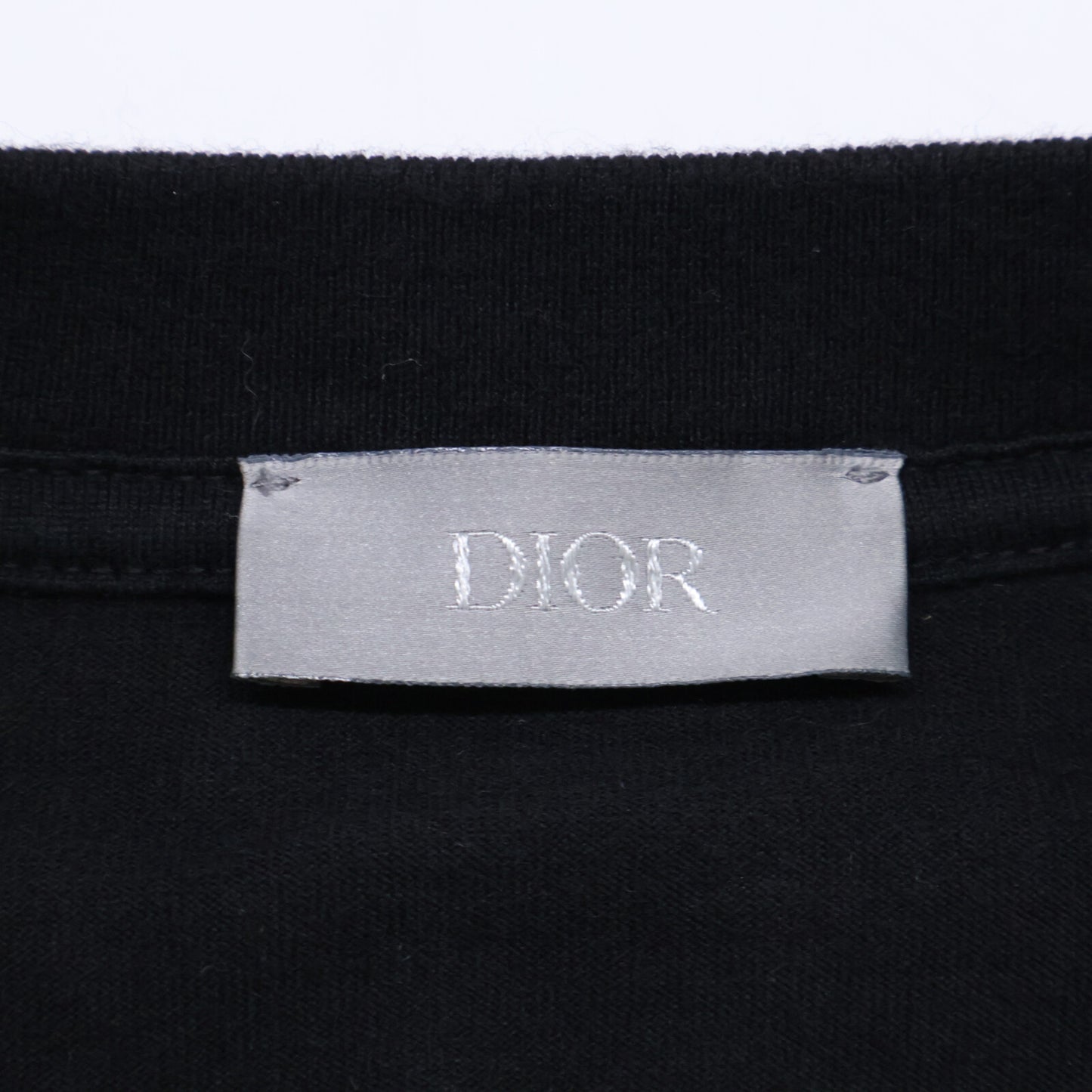 DIOR ディオール 19AW ﾌﾞﾗｯｸ 293J645A0677 ｱﾄﾘｴ刺繍 半袖Tｼｬﾂ トップス XXL