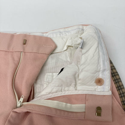 BURBERRY バーバリー 4565609 ｻｲﾄﾞﾉﾊﾞﾁｪｯｸ ｽﾄﾚｰﾄ ｽﾗｯｸｽﾊﾟﾝﾂ ボトムス 44