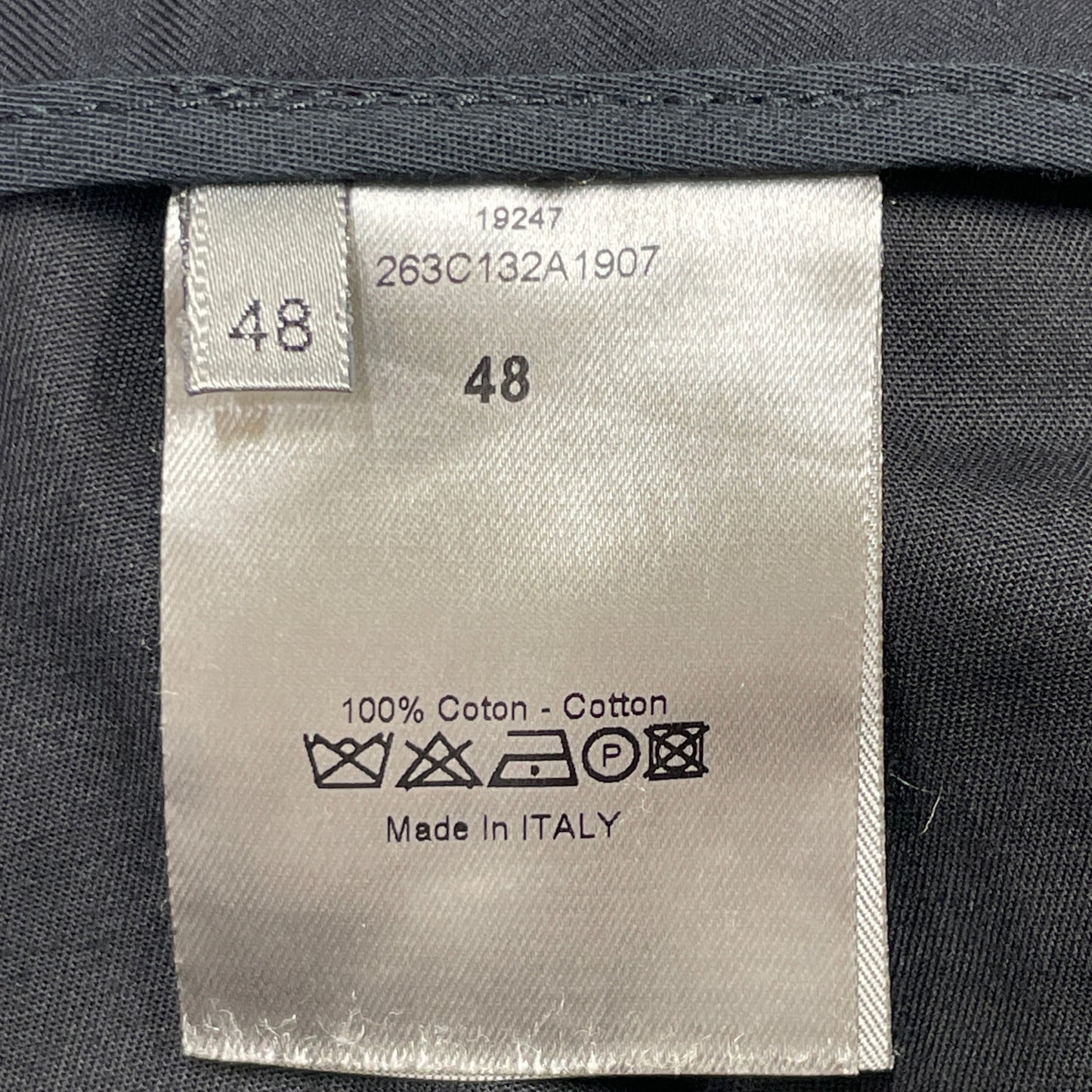 Dior HOMME ディオールオム 263C132A1907 ﾈｲﾋﾞｰ ｶｰｺﾞﾄﾗｳｻﾞｰ ボトムス 48