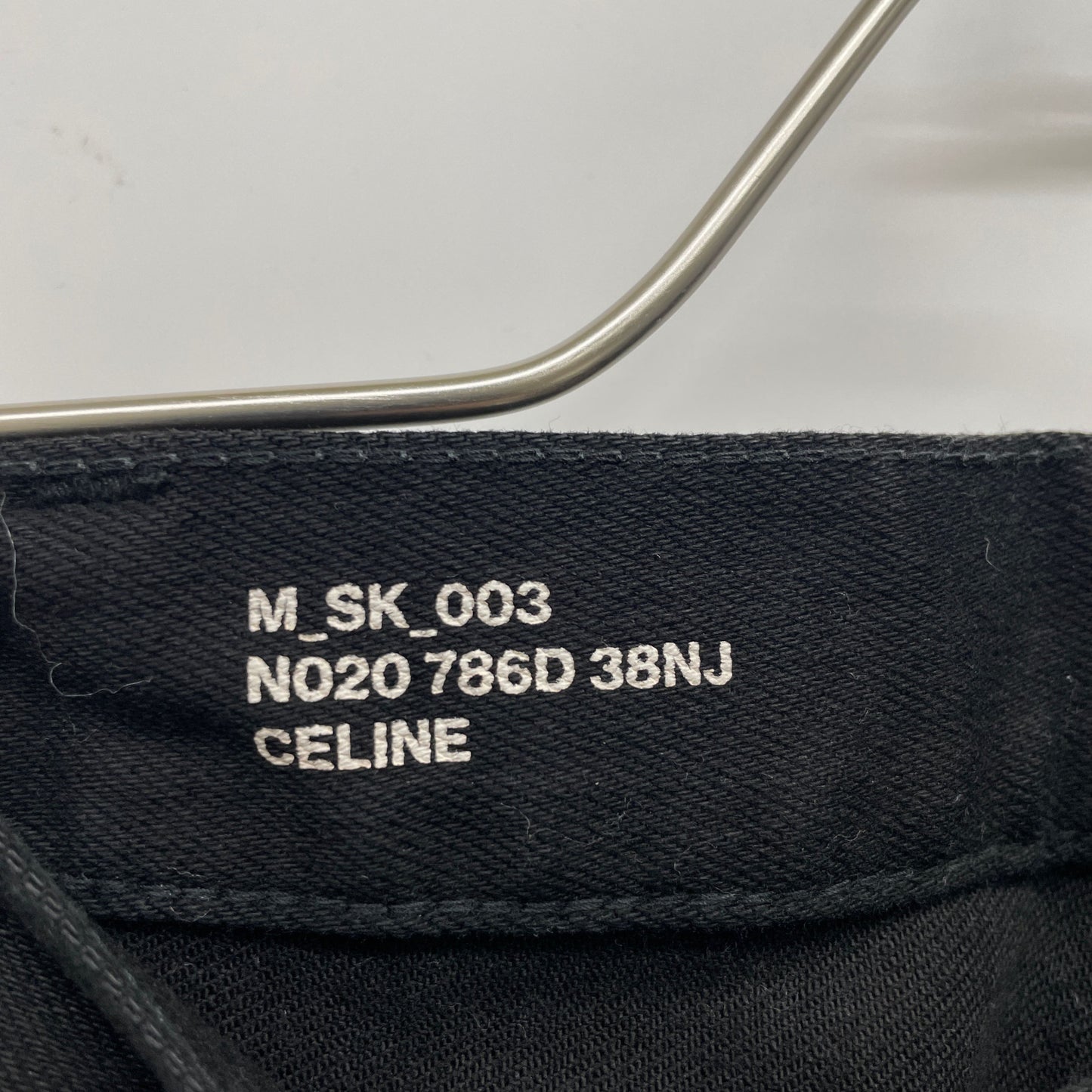 CELINE セリーヌ M-SK-003 黒 ｽｷﾆｰ ﾃﾞﾆﾑﾊﾟﾝﾂ ボトムス 26