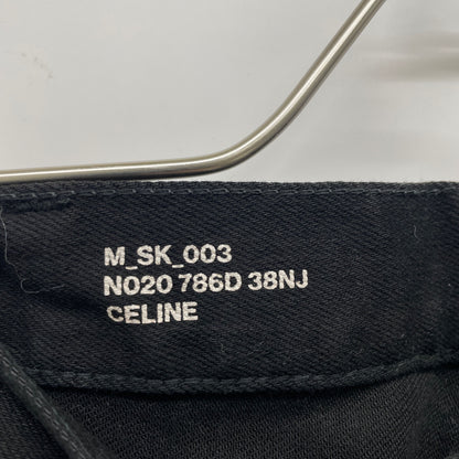 CELINE セリーヌ M-SK-003 黒 ｽｷﾆｰ ﾃﾞﾆﾑﾊﾟﾝﾂ ボトムス 26