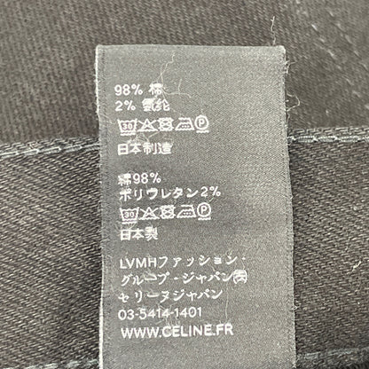 CELINE セリーヌ M-SK-003 黒 ｽｷﾆｰ ﾃﾞﾆﾑﾊﾟﾝﾂ ボトムス 26