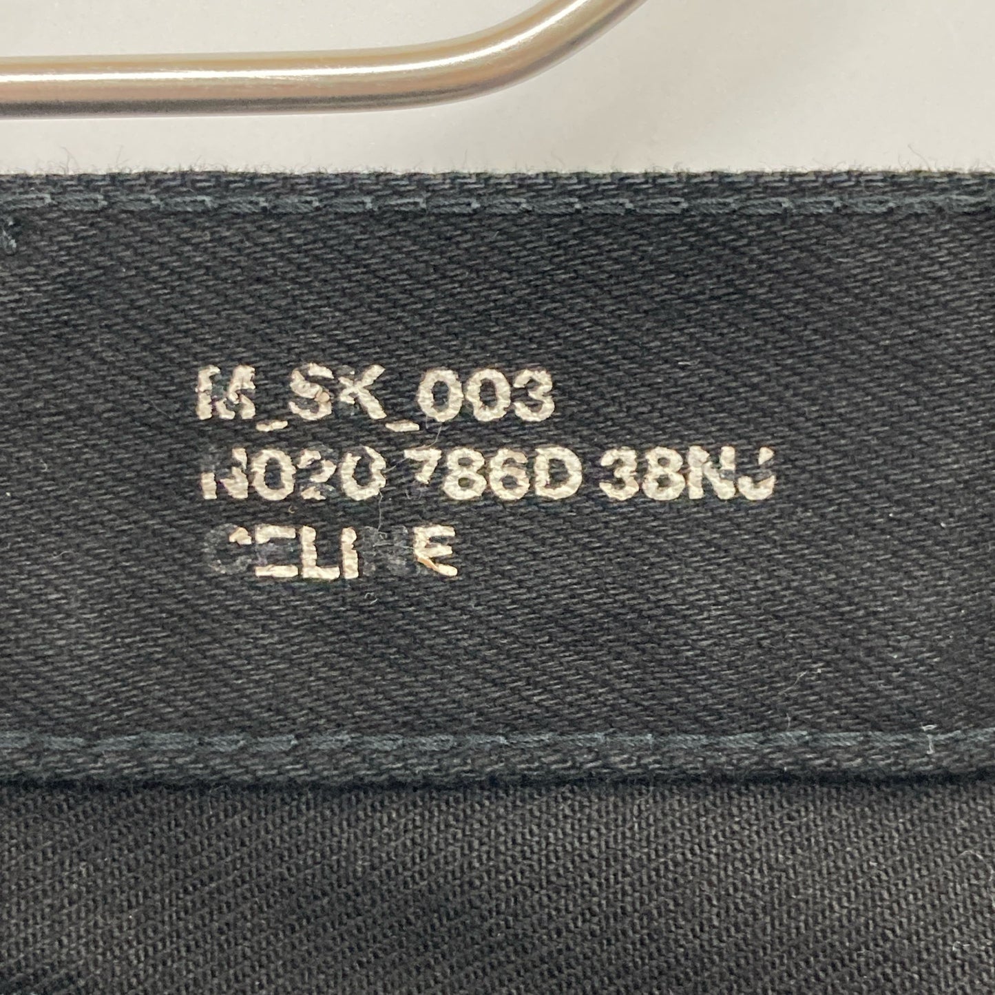 CELINE セリーヌ M-SK-003 黒 ｽｷﾆｰ ﾃﾞﾆﾑﾊﾟﾝﾂ ボトムス 26