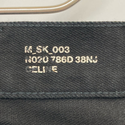 CELINE セリーヌ M-SK-003 黒 ｽｷﾆｰ ﾃﾞﾆﾑﾊﾟﾝﾂ ボトムス 26