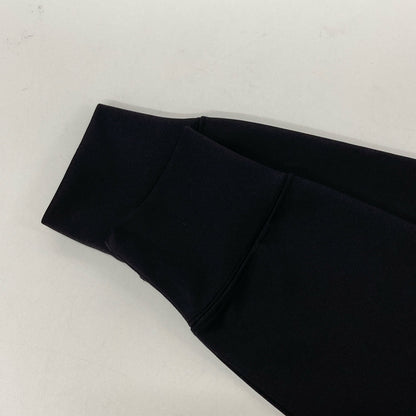 1piu1uguale3 ウノピゥウノウグァーレトレ SRY025 ﾌﾞﾗｯｸ ﾊﾞｯｸﾛｺﾞ入り ｽﾄﾚｯﾁ ﾊﾟｰｶｰ トップス 4