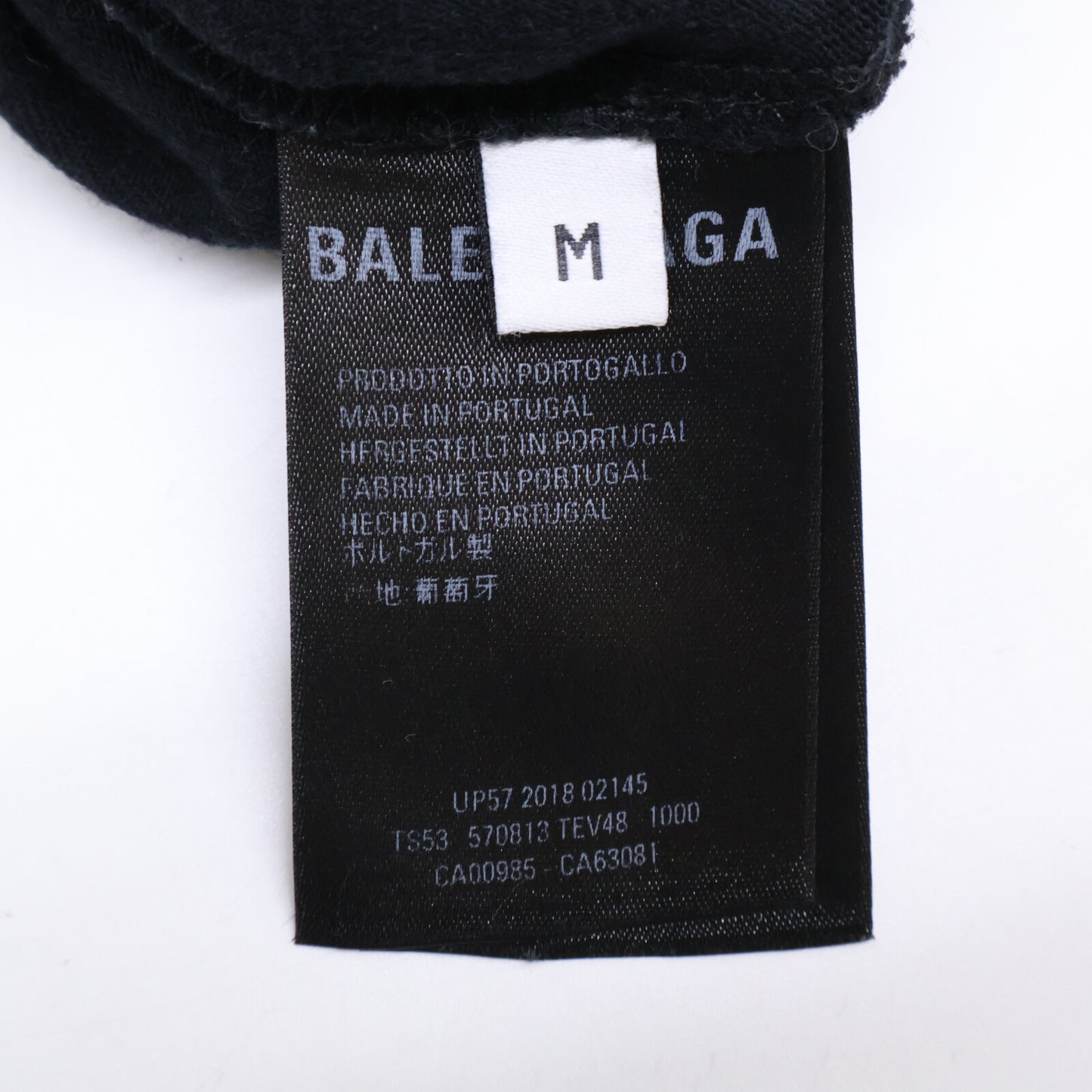 BALENCIAGA バレンシアガ 【国内正規】570813 BBロゴ 半袖Tシャツ/ トップス M