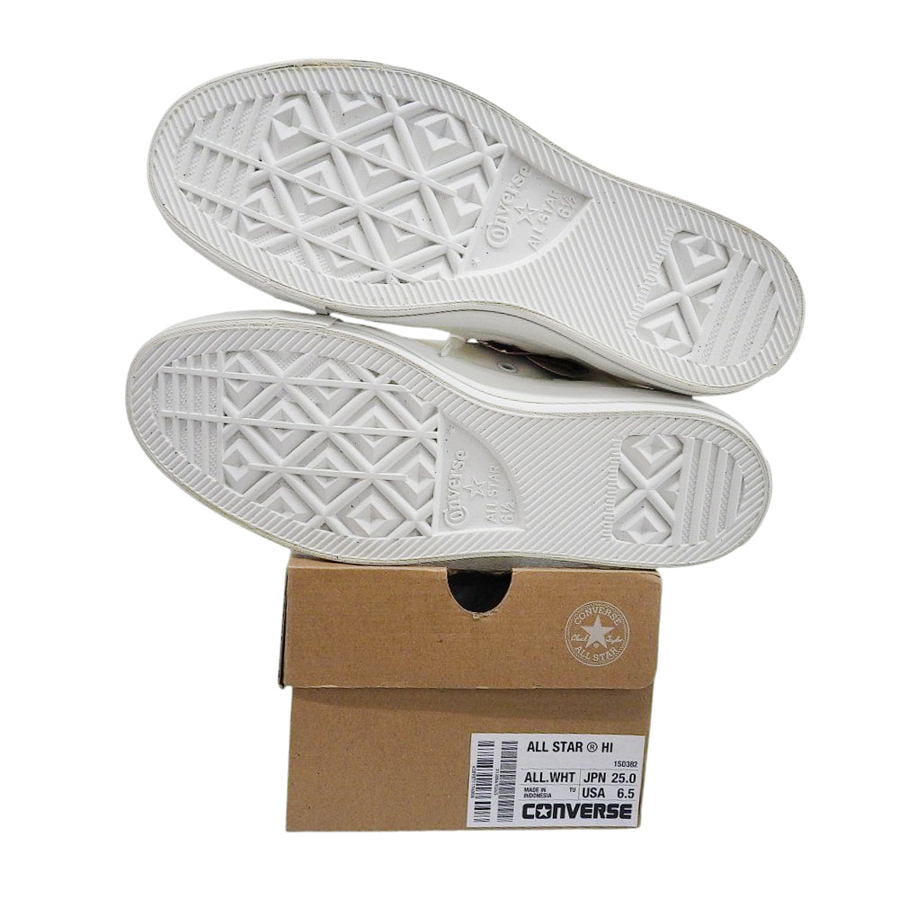 CONVERSE コンバース 新品同様 オールスター キャンバス モネ展 睡蓮White atelie スニーカー シューズ レディース ホワイト 25cm シューズ 6.5(US)